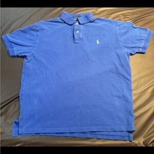 Polo by Ralph Lauren Blue Polo with Lime Pony